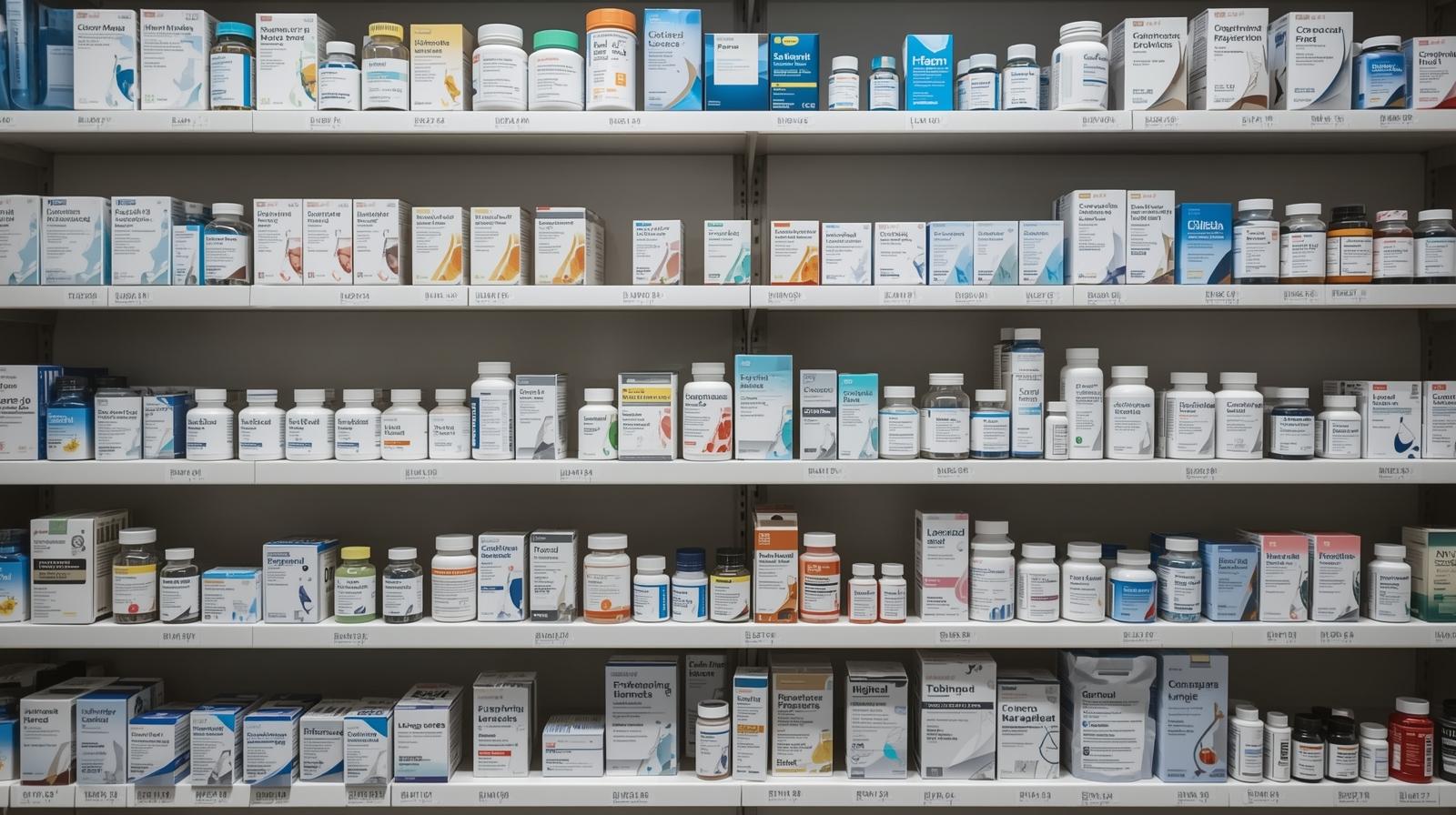 Fresh, genuine medicines ready for delivery